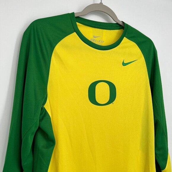 Nike Oregon Ducks Elite Basketball Size M Performance Long Sleeve Shooter - Picture 4 of 10